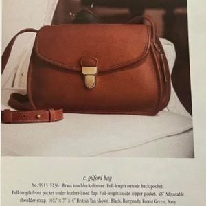 Vintage COACH Black Leather Crossbody Purse Strap